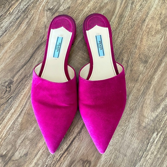Prada Shoes - prada loafer mules